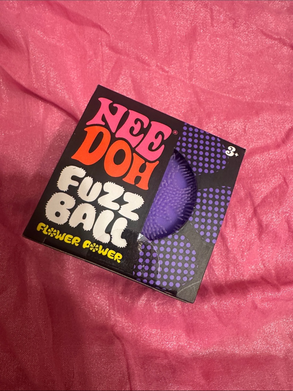 Needoh Fuzz Ball- Purple